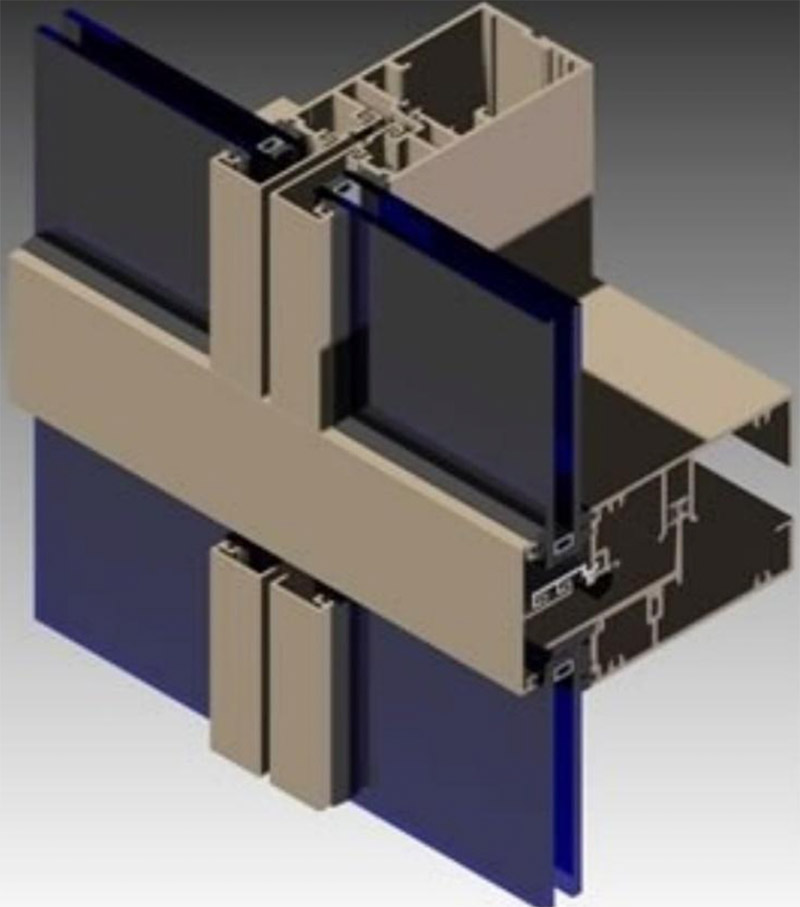 semi untilized glazing system advanatge ALCOI India https://alcoi.in/unitized-and-semi-unitized-glazing-alufit-facade/