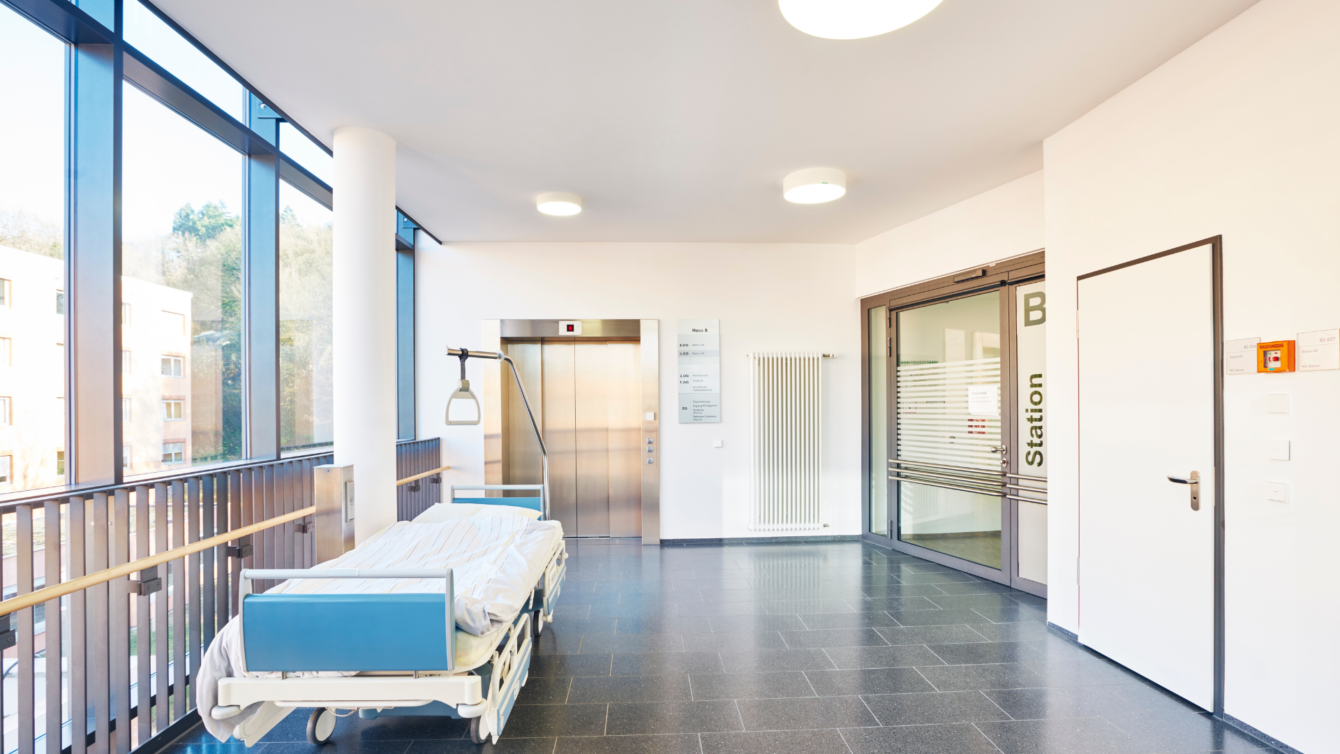 Aluminium Doors and Windows for Hospitals
